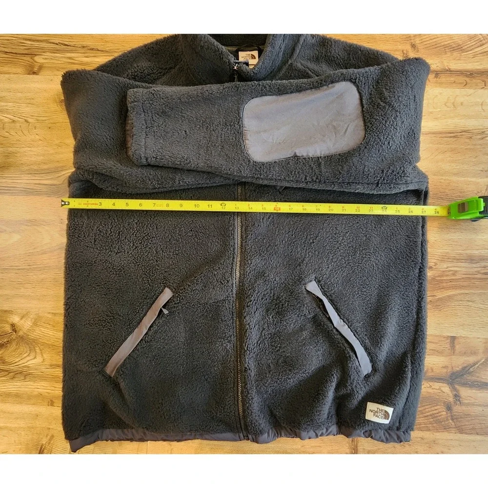 The North Face Full Men's Zip Heavy Weight All Seasons Black Fleece‎ Jacket XXL